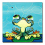 Trademark Global Frog's Lunch Gallery-Wrapped Canvas Print By Sylvia Masek, 14 inch;H x 14 inch;W