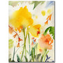 Trademark Global Garden Yellows Gallery-Wrapped Canvas Print By Sheila Golden, 24 inch;H x 32 inch;W