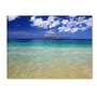 Trademark Global Hawaii Blue Beach Gallery-Wrapped Canvas Print By Pierre Leclerc, 30 inch;H x 47 inch;W
