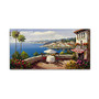Trademark Global Italian Afternoon Gallery-Wrapped Canvas Print By Rio, 24 inch;H x 47 inch;W