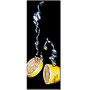 Trademark Global Lemon Splash Gallery-Wrapped Canvas Print By Roderick Stevens, 12 inch;H x 32 inch;W