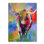 Trademark Global Longhorn Gallery-Wrapped Canvas Print By Richard Wallich, 35 inch;H x 47 inch;W