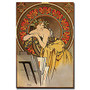 Trademark Global Mucha Gallery-Wrapped Canvas Print By Anonymous, 18 inch;H x 24 inch;W