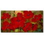 Trademark Global Poppies Gallery-Wrapped Canvas Print By Rio, 24 inch;H x 47 inch;W