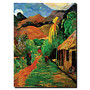 Trademark Global Rue De Tahiti Gallery-Wrapped Canvas Print By Paul Gaughin, 14 inch;H x 19 inch;W