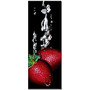 Trademark Global Strawberry Splash Gallery-Wrapped Canvas Print By Roderick Stevens, 12 inch;H x 32 inch;W