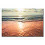 Trademark Global Sunset Beach Reflections Gallery-Wrapped Canvas Print By Ariane Moshayedi, 22 inch;H x 32 inch;W