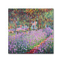 Trademark Global The Artist's Garden At Giverny Gallery-Wrapped Canvas Print By Claude Monet, 24 inch;H x 24 inch;W