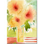 Trademark Global The Yellow Vase Gallery-Wrapped Canvas Print By Sheila Golden, 22 inch;H x 32 inch;W