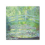 Trademark Global Water Lily Pond-The Bridge II Gallery-Wrapped Canvas Print By Claude Monet, 24 inch;H x 24 inch;W