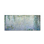 Trademark Global Waterlilies Morning II Gallery-Wrapped Canvas Print By Claude Monet, 20 inch;H x 47 inch;W