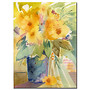 Trademark Global Yellow Gallery-Wrapped Canvas Print By Sheila Golden, 14 inch;H x 19 inch;W