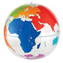 Learning Resources; Inflatable Labeling Globe, 27 inch; x 27 inch;