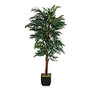 Realspace&trade; 6' Weeping Ficus Tree With Metal Planter