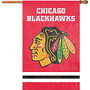 Party Animal Chicago Blackhawks Applique Banner Flag