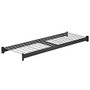 Edsal Welded Storage Rack Additional Shelf, 2 1/2 inch;H x 72 inch;W x 24 inch;D, Black