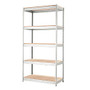 Hirsh Industries&trade; 1000 Series 5-Shelf Unit, 72 inch;H x 36 inch;W x 18 inch;D, Silver