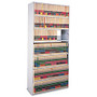 Mayline; Kwik-File 4-Post Shelving Starter Unit, 76 inch;H x 36 1/4 inch;W x 12 inch;D, Pebble Gray