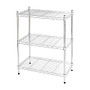 Realspace; Wire Shelving, 3 Shelves, 30 inch;H x 23 inch;W x 13 inch;D, Chrome