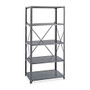 Safco 5-Shelf Commercial Steel Shelving Kit, 75 inch;H x 36 inch;W x 24 inch;D, Dark Gray