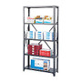 Safco; Commercial Steel Shelf Pack, 75 inch;H x 36 inch;W x 24 inch;D, 6 Shelves, Gray