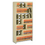 Tennsco Snap-Together Open Shelving Unit, 88 inch;H x 36 inch;W x 12 inch;D, Sand