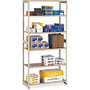 Tennsco Storage Rack - 6 Tier(s) - 76 inch; Height x 36 inch; Width x 15 inch; Depth - Recycled - Sand - Polyethylene, Steel - 1Each