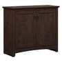 Bush Buena Vista 2-Door Low Storage, 30 1/5 inch;H x 31 3/8 inch;W x 12 4/5 inch;D, Madison Cherry, Standard Delivery Service