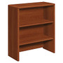 HON; 10700 Series Laminate Bookcase Hutch, 37 inch;H x 32 inch;W x 14 inch;D, Cognac