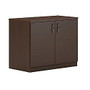 Mayline; Brighton Collection Storage Cabinet, 29 inch;H x 36 inch;W x 20 inch;D, Mocha