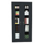 Sandusky; Clearview Storage Cabinet, 72 inch;H x 36 inch;W x 18 inch;D, Black