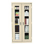 Sandusky; Clearview Storage Cabinet, 72 inch;H x 36 inch;W x 18 inch;D, Putty