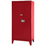 Sandusky; Extra Heavy-Duty Storage Cabinet, 79 inch;H x 36 inch;W x 18 inch;D, Red