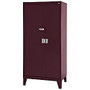 Sandusky; Extra Heavy-Duty Storage Cabinet, 79 inch;H x 46 inch;W x 24 inch;D, Burgundy