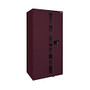 Sandusky; Keyless Electronic Storage Cabinet, 72 inch;H x 36 inch;W x 18 inch;D, Burgundy
