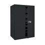 Sandusky; Keyless Electronic Storage Cabinet, 78 inch;H x 46 inch;W x 24 inch;D, Black