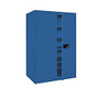 Sandusky; Keyless Electronic Storage Cabinet, 78 inch;H x 46 inch;W x 24 inch;D, Blue