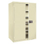 Sandusky; Keyless Electronic Storage Cabinet, 78 inch;H x 46 inch;W x 24 inch;D, Putty