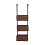 SEI Over-The-Door 3-Tier Basket Storage, 38 1/4 inch; x 12 inch; x 8 1/4 inch;, Black/Espresso