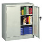 Tennsco Counter-High Storage Cabinet With Reinforced Doors, 42 inch;H x 36 inch;W x 18 inch;D, Light Gray