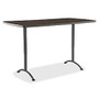 Iceberg IndestrucTable TOO Adjustable Height Utility Table, 72 inch; x 36 inch;, Rectangle, Walnut
