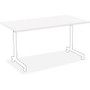 Lorell White Laminate Rectangular Invent Tabletop - Rectangle Top - 24 inch; Table Top Width x 72 inch; Table Top Depth x 1 inch; Table Top Thickness - Assembly Required