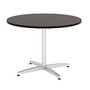 Bush Business Furniture Conference Table Kit, Round, Metal X Base, 42 inch;W, Mocha Cherry