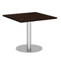 Bush Business Furniture Conference Table Kit, Square, Metal Disc Base, 36 inch;W, Mocha Cherry, Standard Delivery