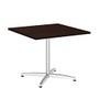 Bush Business Furniture Conference Table Kit, Square, Metal X Base, 36 inch;W, Mocha Cherry, Standard Delivery
