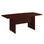 Bush Business Furniture Conference Table, Boat-Shaped, 72 inch;D x 36 inch;W, Harvest Cherry