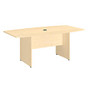 Bush Business Furniture Conference Table, Boat-Shaped, 72 inch;D x 36 inch;W, Natural Maple