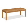 HON Laminate Occasional Coffee Table, 16 inch;H x 20 inch;W x 48 inch;D, Harvest