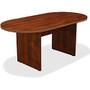 Lorell Chateau Conference Table - Edge, 36 inch; x 72 inch; x 30 inch;, Top - Reeded Edge - Finish: Cherry Laminate