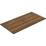 Lorell Chateau Walnut 8' Rectangular Conference Tabletop - 94.5 inch; x 47.3 inch; x 1.4 inch; - Reeded Edge - Material: P2 Particleboard - Finish: Walnut Laminate